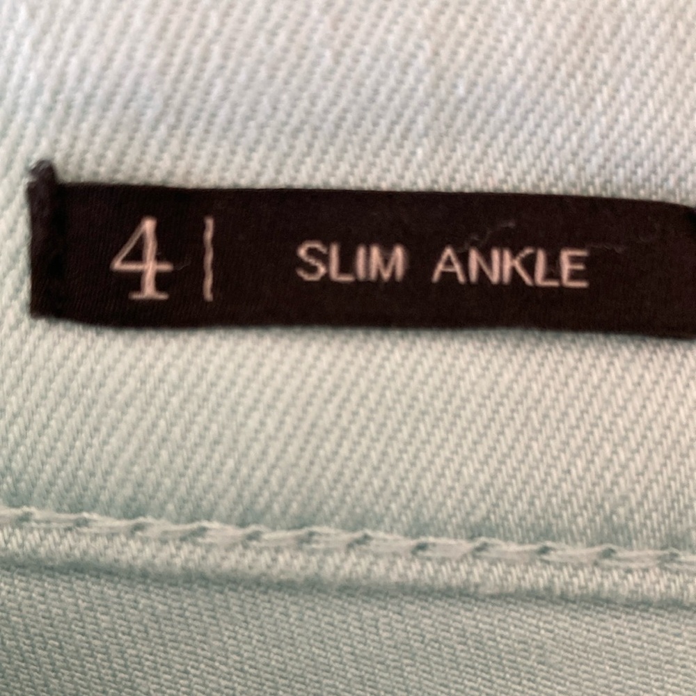 Talbot’s Flawless 5 Pocket Jean in Aqua Blue - Picture 6 of 7